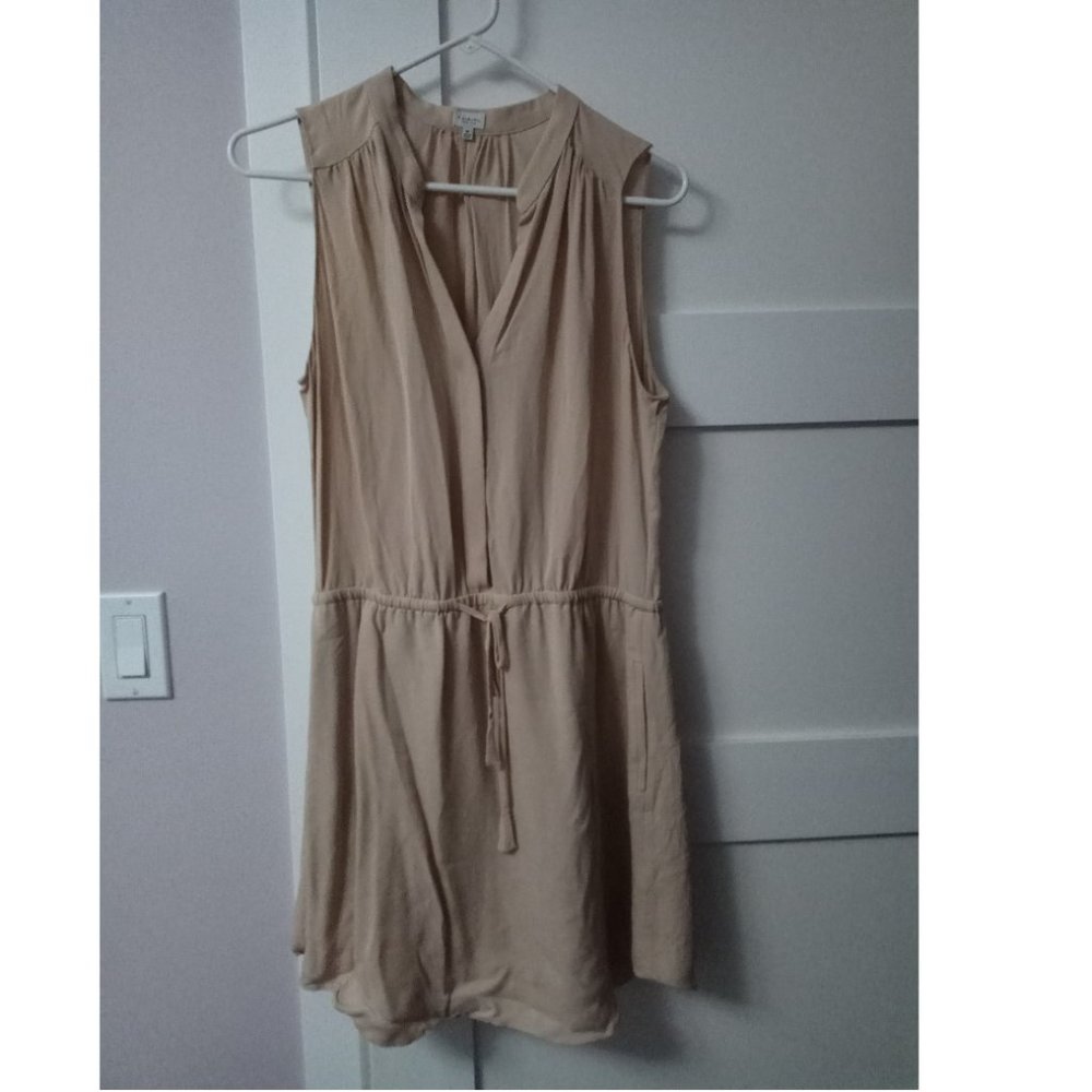 Artizia Babaton Benedict Silk Sleeveless Tie-Waist Dress